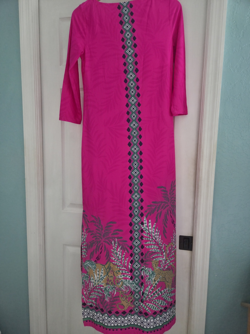 Lilly Pulitzer UPF 50+ Seralina Maxi Dress- Wildside Engineered ChillyLilly - Picture 5 of 7